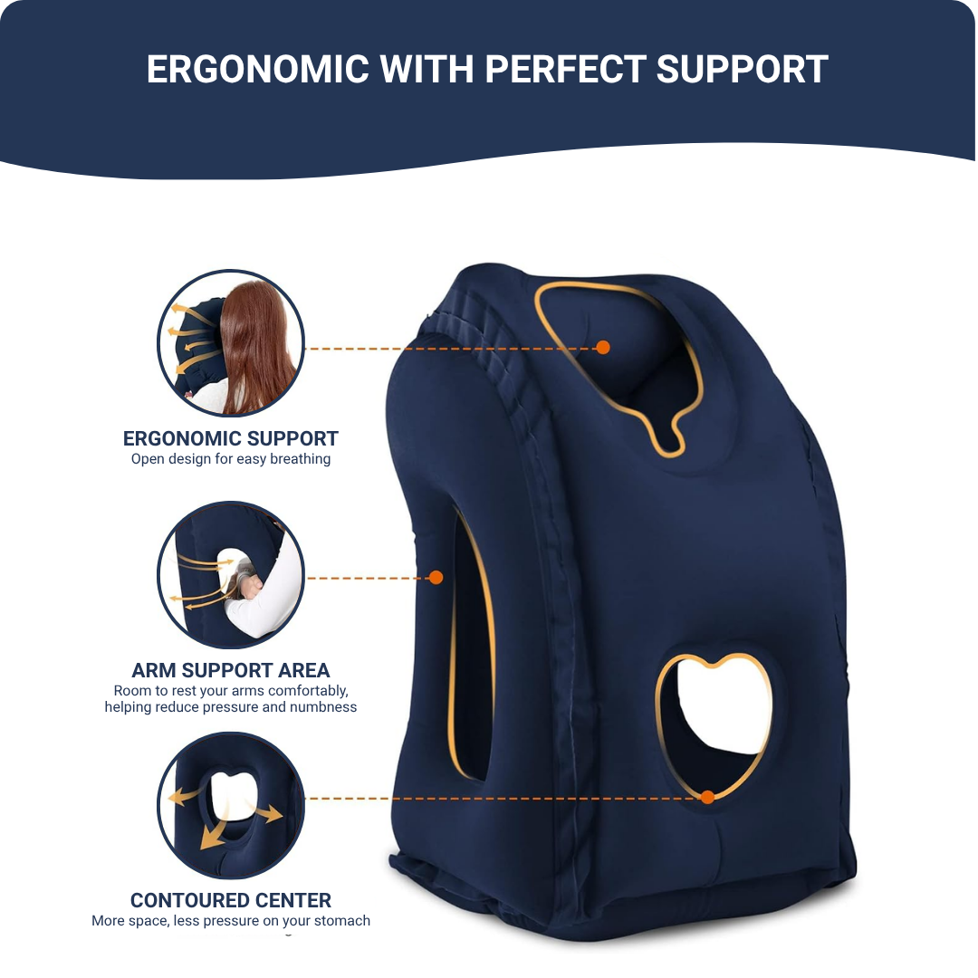 Inflatable Travel Pillow for Comfortable Rest